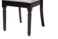 Estelle Modern Grey Fabric and Dark Brown Finished Wood 5-Piece Dining Set FredCo