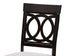 Estelle Modern Grey Fabric and Dark Brown Finished Wood 5-Piece Dining Set FredCo