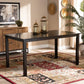 Eveline Modern and Contemporary Espresso Brown Finished Rectangular Wood Dining Table FredCo