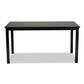 Eveline Modern and Contemporary Espresso Brown Finished Rectangular Wood Dining Table FredCo