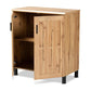 Excel Modern and Contemporary Oak Brown Finished Wood 2-Door Storage Cabinet FredCo
