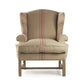 Fabien Club Chair CF090 E255-3 A034 Red Stripe FredCo