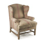 Fabien Club Chair CF090 E255-3 A034 Red Stripe FredCo