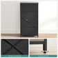 Fabric Dresser with 4 Drawers Gray FredCo
