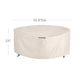 Fabric Fire Pit Cover FredCo