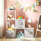 Fabric Storage Cubes Set Gray 11" FredCo