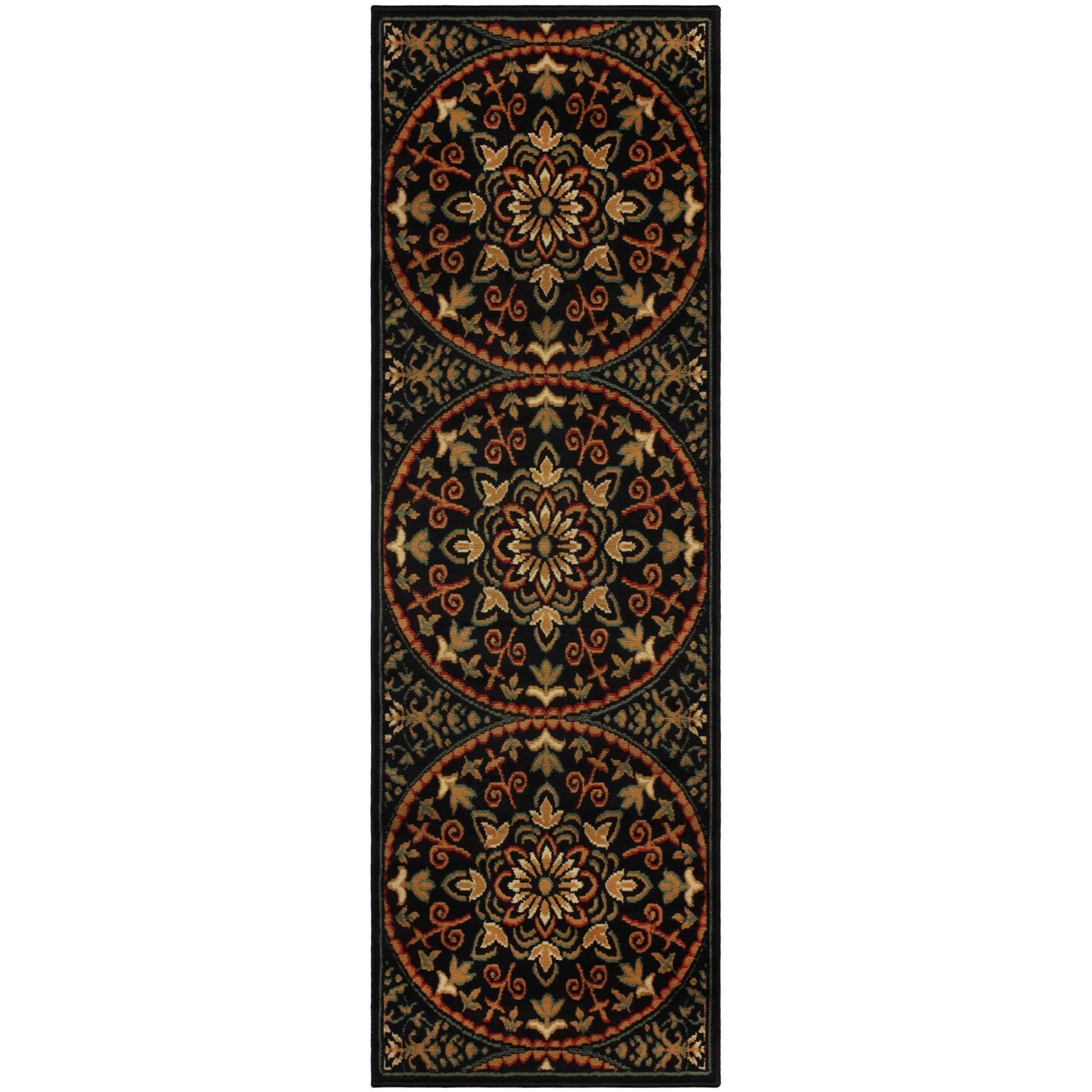 Fancy Medallion Contemporary Geometric Medallion Rug FredCo