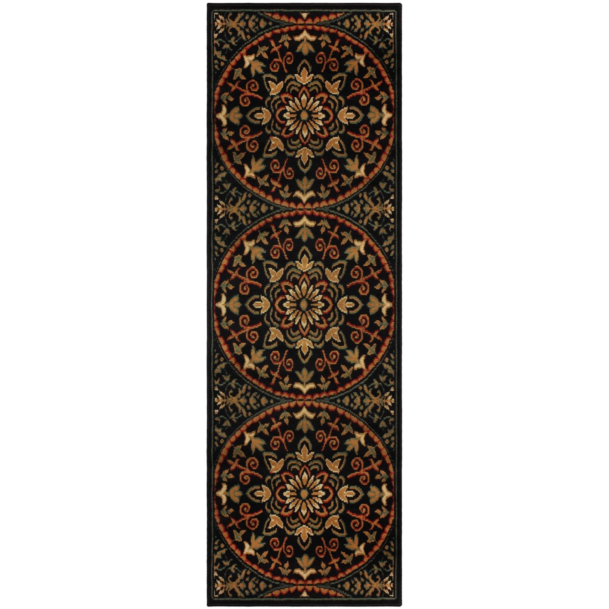 Fancy Medallion Contemporary Geometric Medallion Rug FredCo