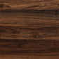Fariat Modern Industrial Walnut Brown Finished Wood and Black Metal Display Shelf with Desk FredCo