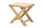Farica Modern Bohemian Natural Rattan And Mahogany Accent Bench FredCo