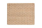 Farica Modern Bohemian Natural Rattan And Mahogany Accent Bench FredCo
