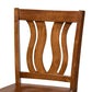 Fenton Modern and Contemporary Transitional Walnut Brown Finished Wood 2-Piece Counter Stool Set FredCo