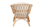 Feya Modern Bohemian Natural Brown Antique Rattan Armchair FredCo