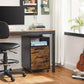 File Cabinet with 2 Drawers Rustic Brown FredCo