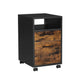 File Cabinet with 2 Drawers Rustic Brown FredCo