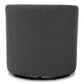 Finley Mid-century Modern Grey Fabric Upholstered Swivel Armchair FredCo