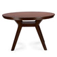 Flamingo Mid-Century Dark Walnut Wood 5-Piece Dining Set FredCo