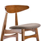 Flamingo Mid-Century Dark Walnut Wood Dining Chair (Set of 2) FredCo