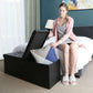 Flipping Lid Ottoman Bench 43” Black FredCo