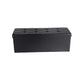 Flipping Lid Ottoman Bench 43” Black FredCo
