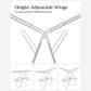 Foldable Clothes Drying Rack, White FredCo