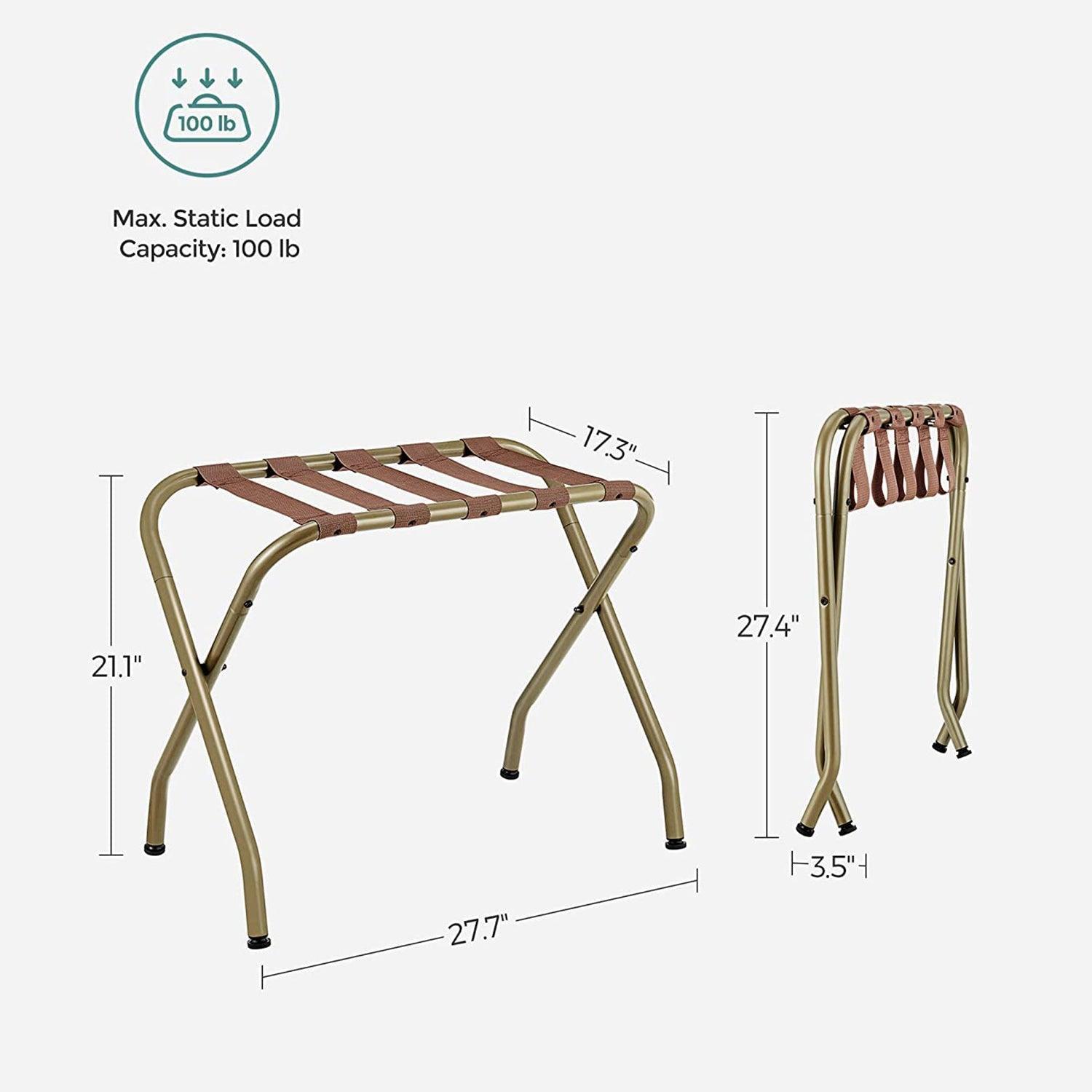 Foldable Steel Luggage Rack FredCo