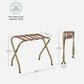 Foldable Steel Luggage Rack FredCo