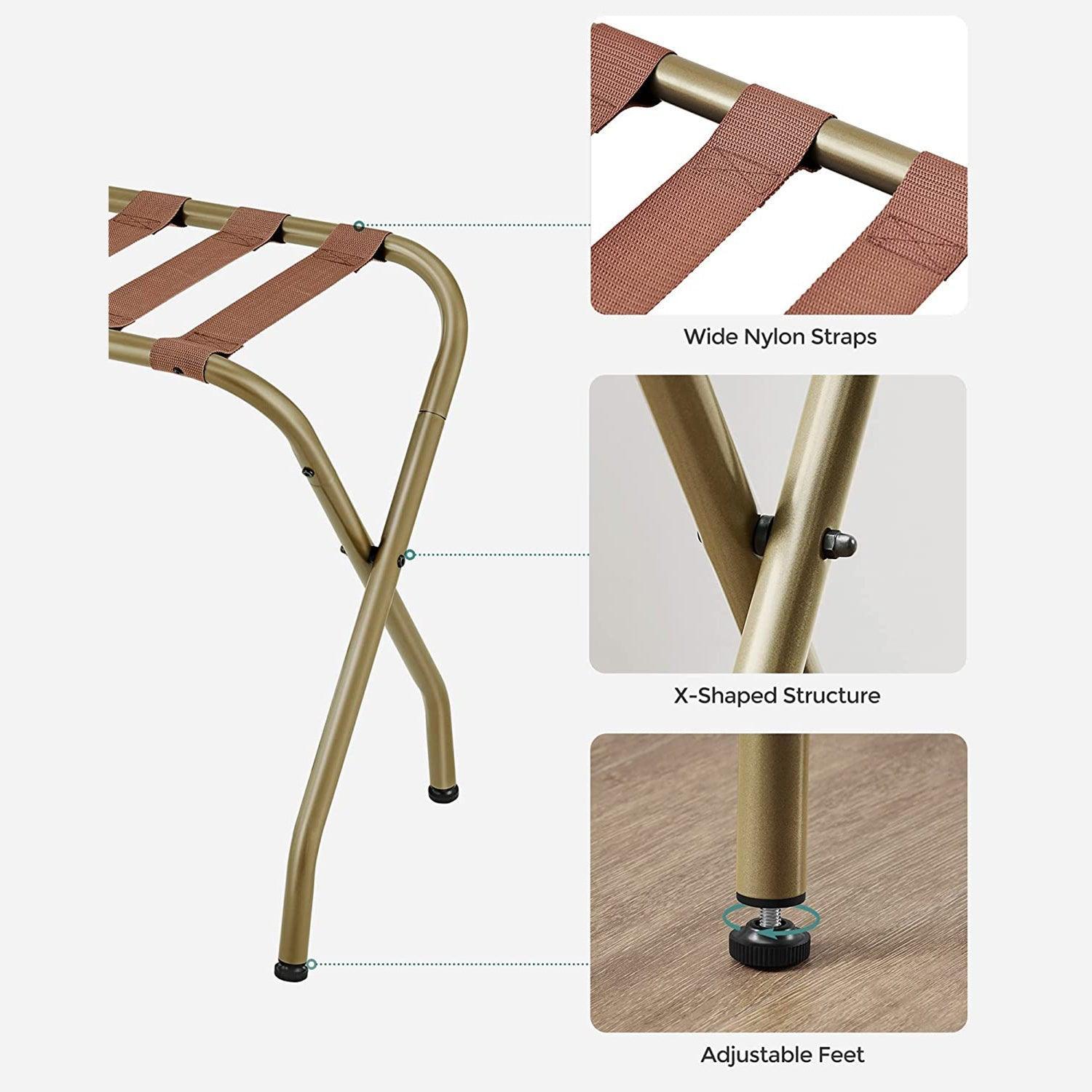 Foldable Steel Luggage Rack FredCo