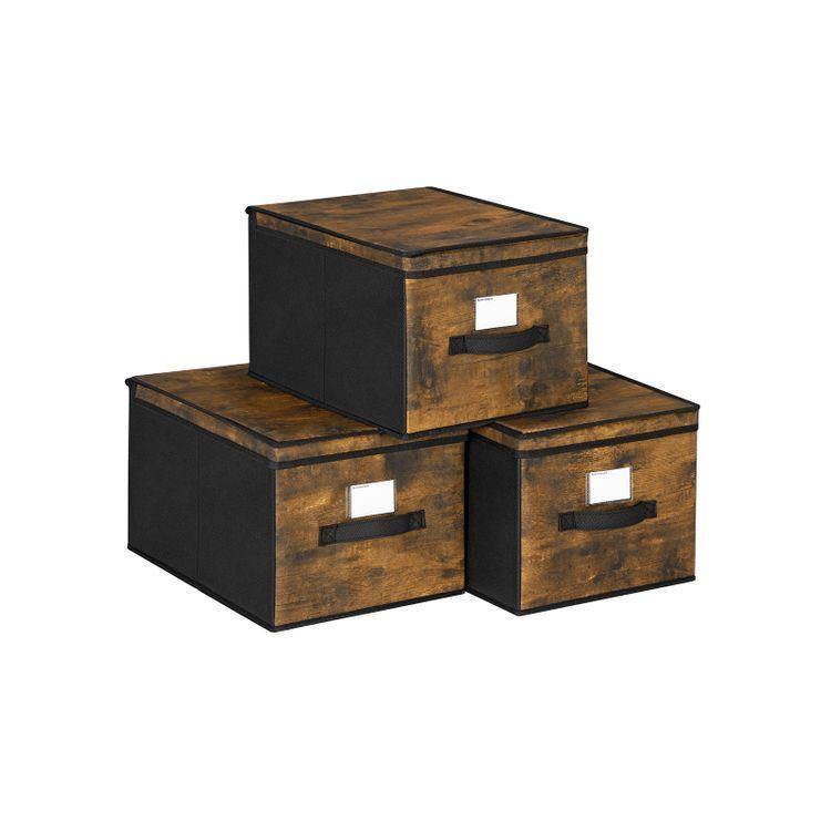 Foldable Storage Organizer Boxes FredCo