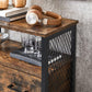 Freestanding Floor Cabinet Rustic Brown 42"H FredCo