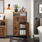Freestanding Floor Cabinet Rustic Brown 42"H FredCo
