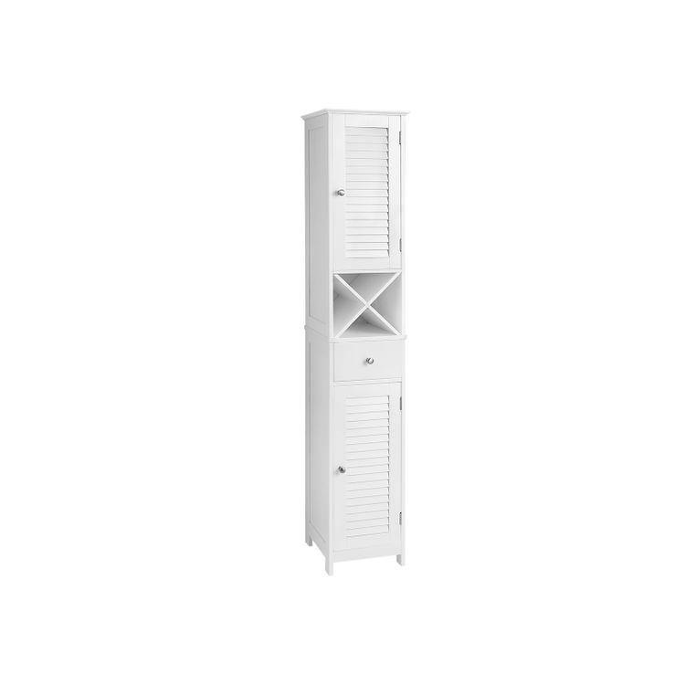 Freestanding Storage Cabinet White FredCo