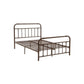 Full Pipe Metal Bed Frame with Headboard and Footboard FredCo
