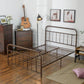 Full Pipe Metal Bed Frame with Headboard and Footboard FredCo