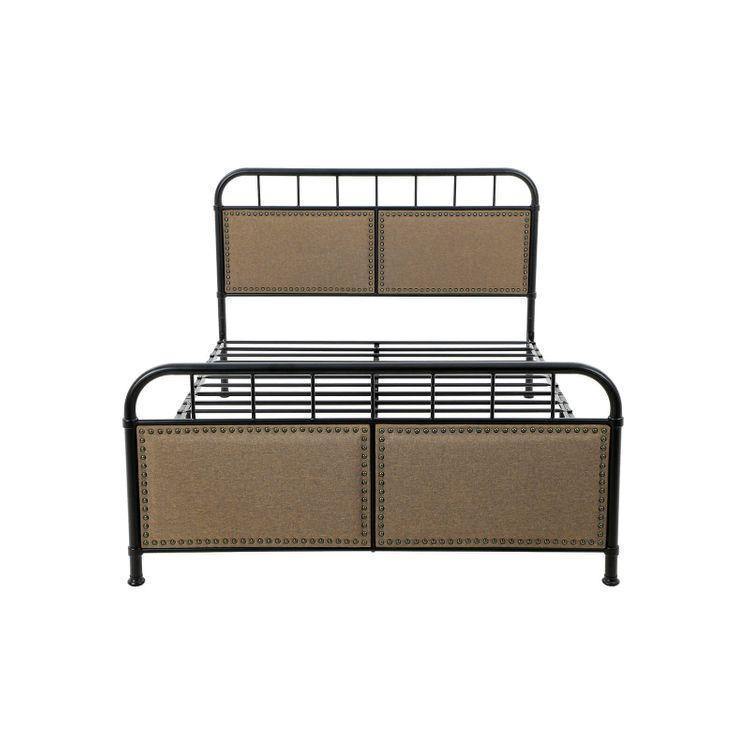 Full Size Metal Bed Frame with Headboard FredCo