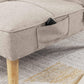 Futon Sofa Bed Beige FredCo