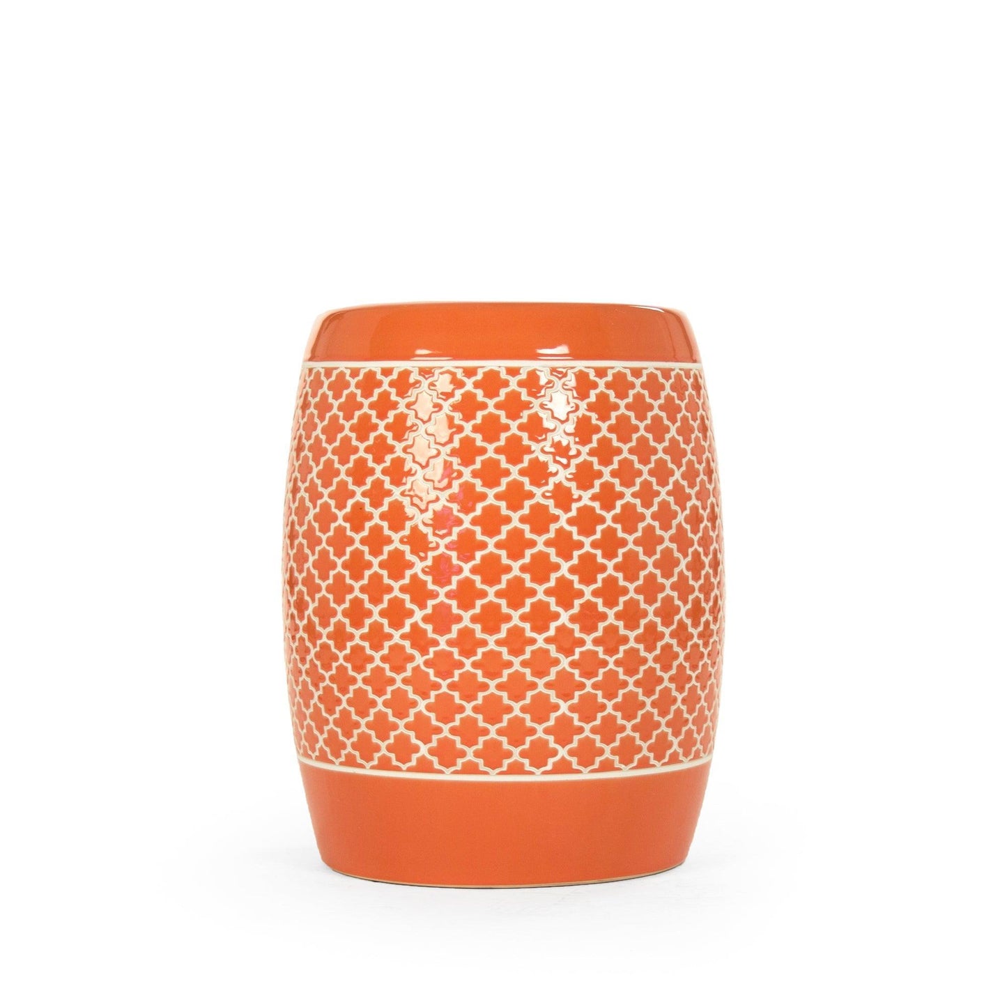 Gable Garden Stool Orange JW160248 Orange FredCo