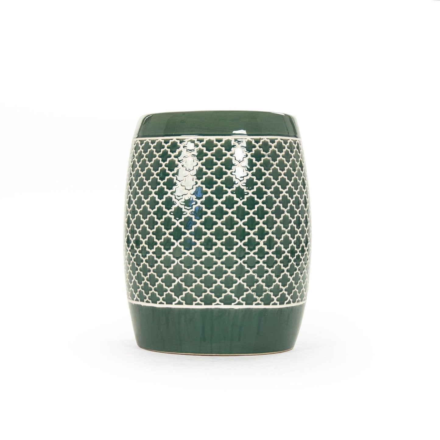 Gable Garden Stool Teal JW160248 Teal FredCo