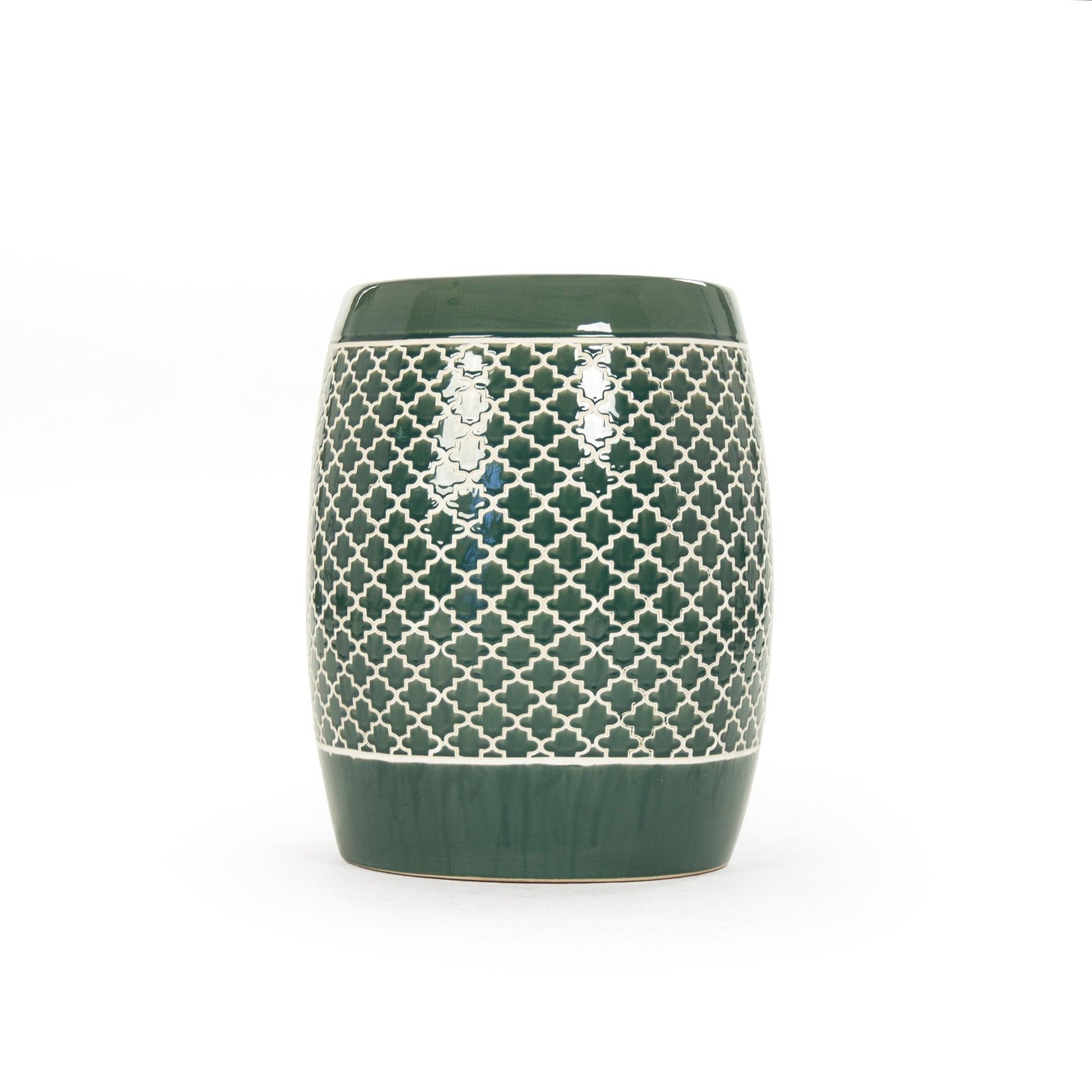 Gable Garden Stool Teal JW160248 Teal FredCo