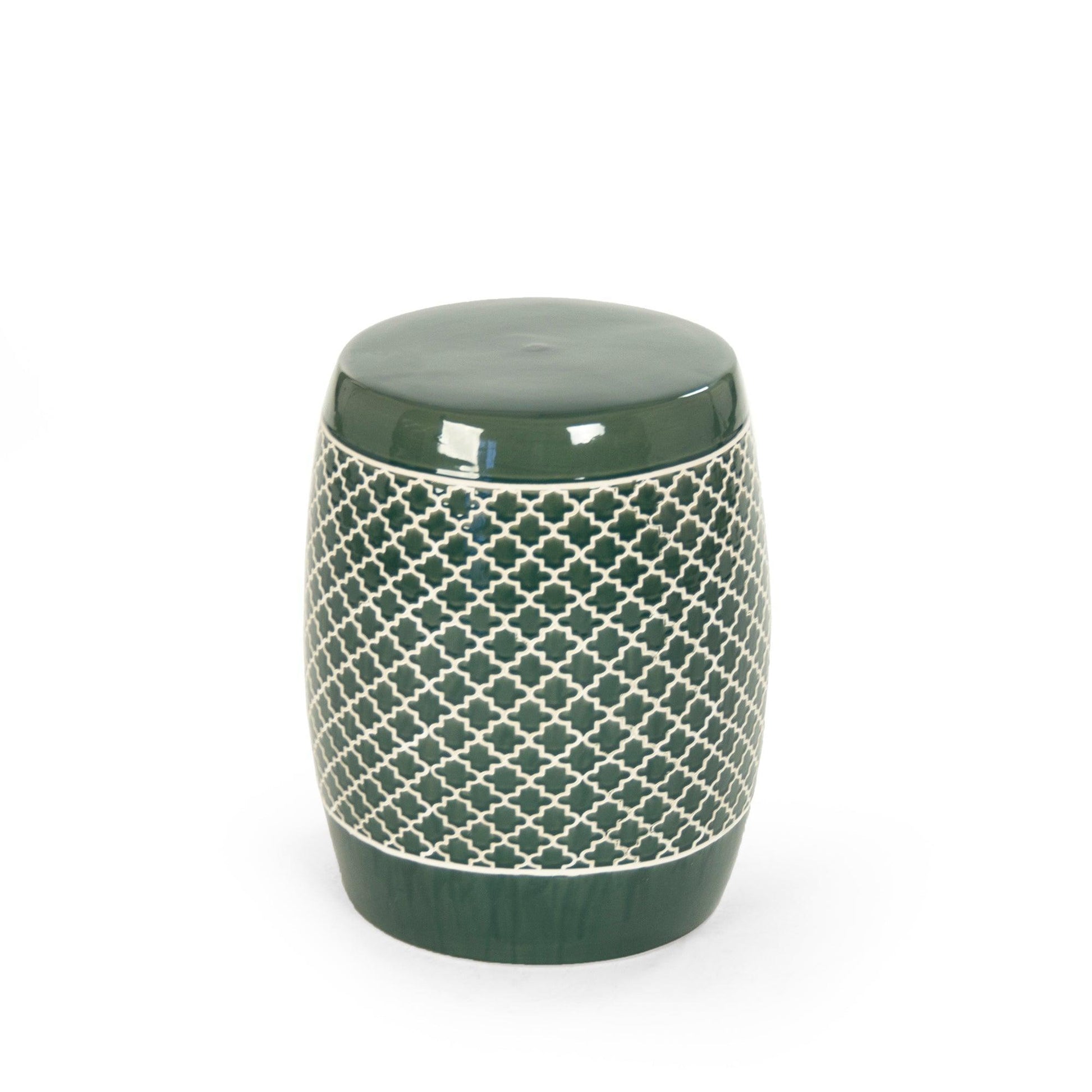 Gable Garden Stool Teal JW160248 Teal FredCo
