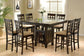 Gabriel 9-piece Square Dining Set Cappuccino 100438-S9 Coaster FredCo