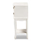 Gabrielle Traditional French Country Provincial White-Finished 2-Drawer Wood Nightstand FredCo