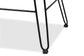 Garan Modern Bohemian Natural Brown Rattan and Black Metal Counter Stool FredCo