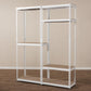 Gavin White Metal 7-Shelf Closet Storage Racking Organizer FredCo