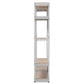 Gavin White Metal 7-Shelf Closet Storage Racking Organizer FredCo