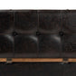 Gendry Modern Rustic Transitional Dark Brown Faux Leather Upholstered and Oak Brown Finished Wood Large Storage Ottoman FredCo