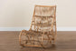 Genera Modern Bohemian Natural Rattan Lounge Chair FredCo