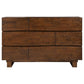 Genevieve 4-piece Queen Platform Bedroom Set Dark Brown Coaster FredCo