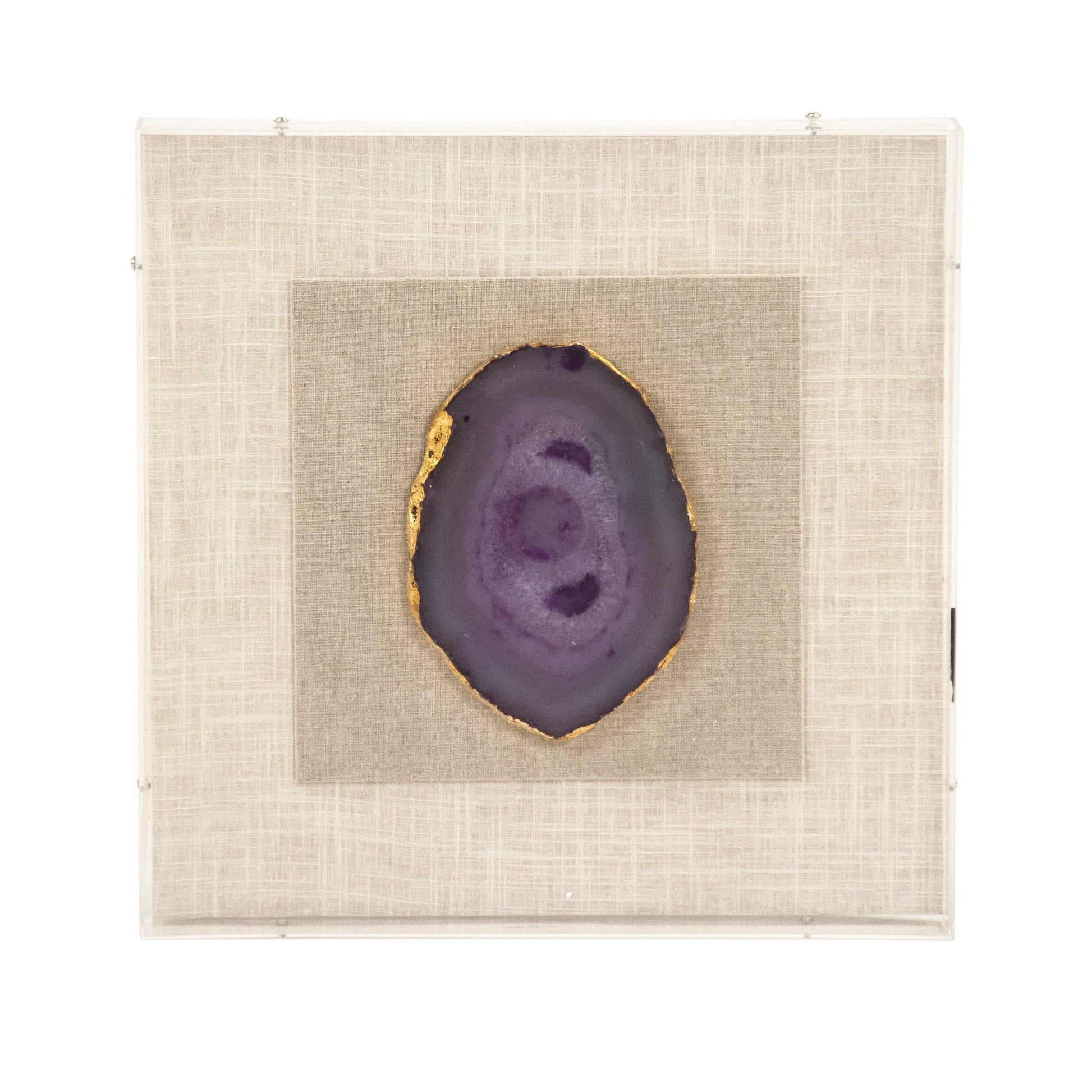 Geode Acrylic Framed Wall Art ZEN40063B FredCo