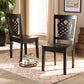 Gervais Modern and Contemporary Transitional Dark Brown Finished Wood 2-Piece Dining Chair Set FredCo